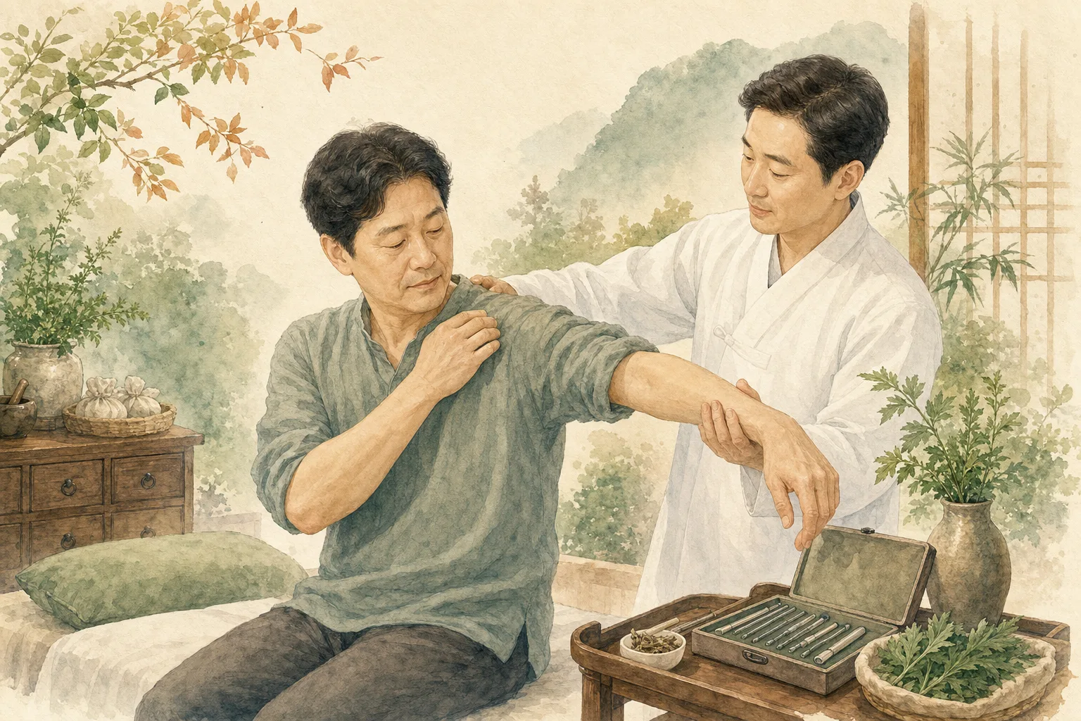 팔이 안 올라가면 다 오십견일까요? 낙성대역 한의원이 알려드리는 구별법