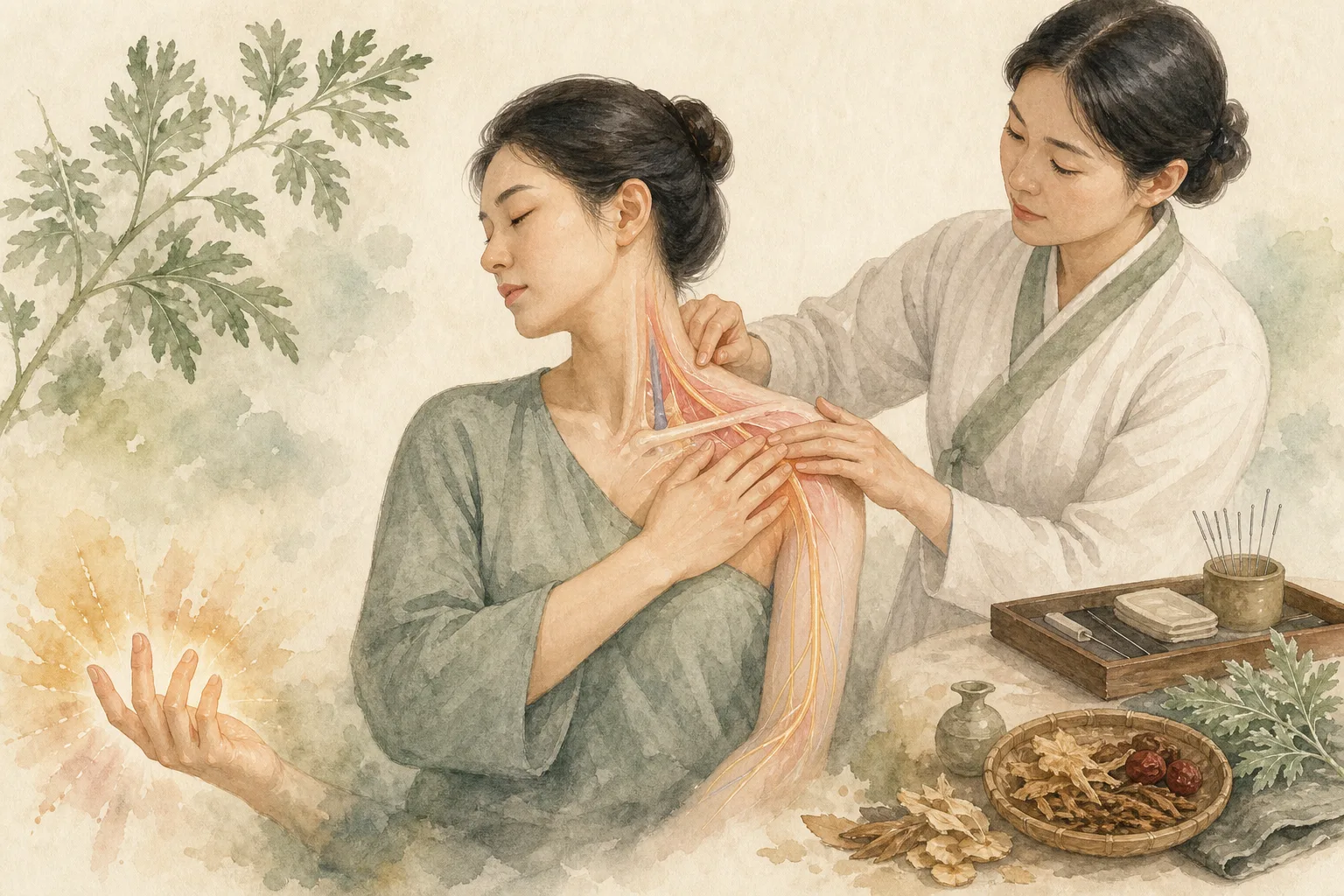 고개를 돌릴 때만 손이 저리다면? 흉곽출구증후군일 수 있습니다 — 낙성대역 한의원