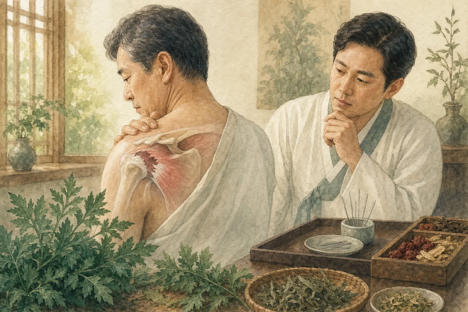회전근개파열, 집에서 해볼 수 있는 두 가지 자가 확인법 — 낙성대역 1번출구 한의원