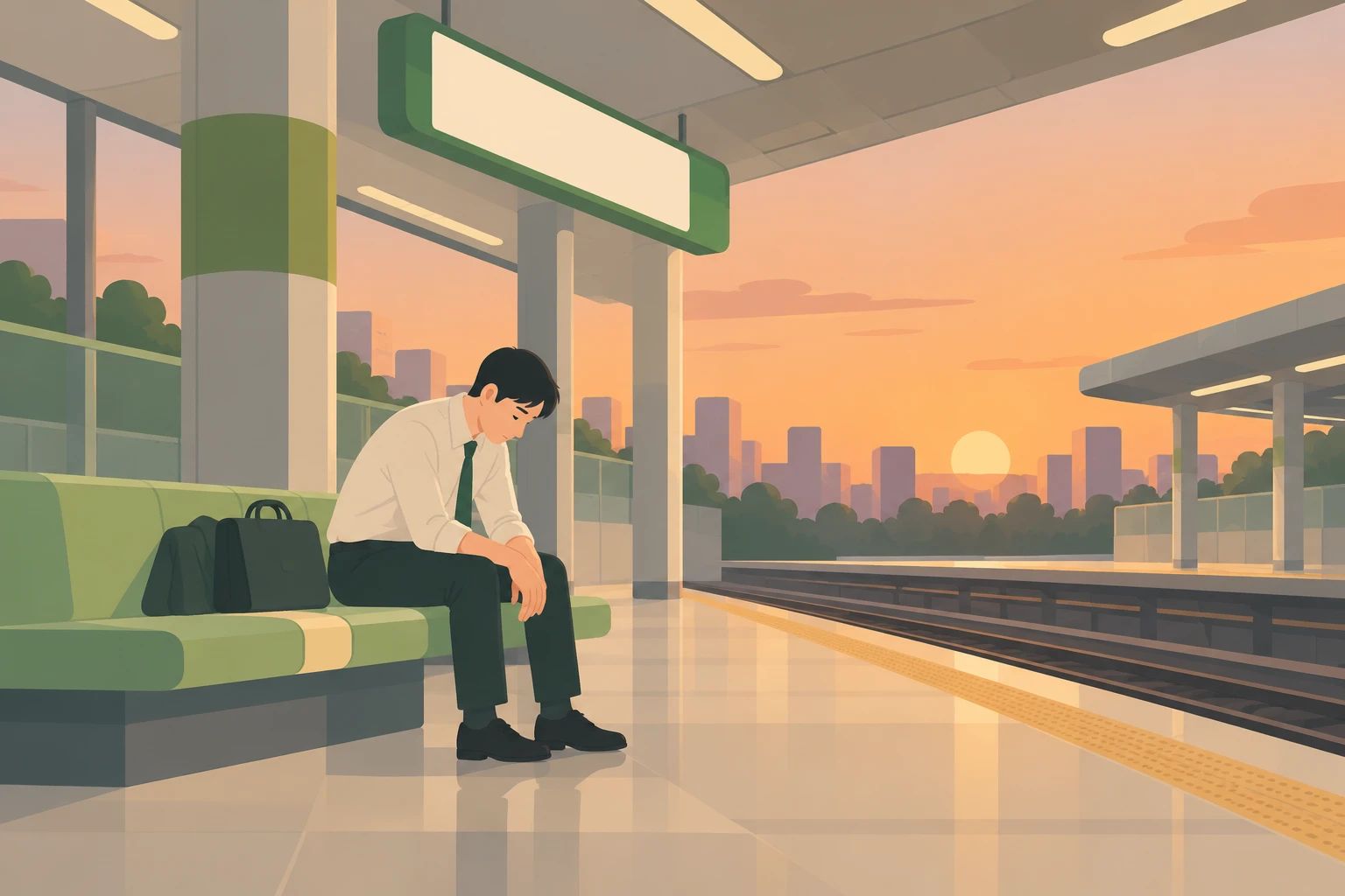 만성피로 보약, 약재보다 순서가 먼저입니다 — 낙성대역 한의원 일러스트